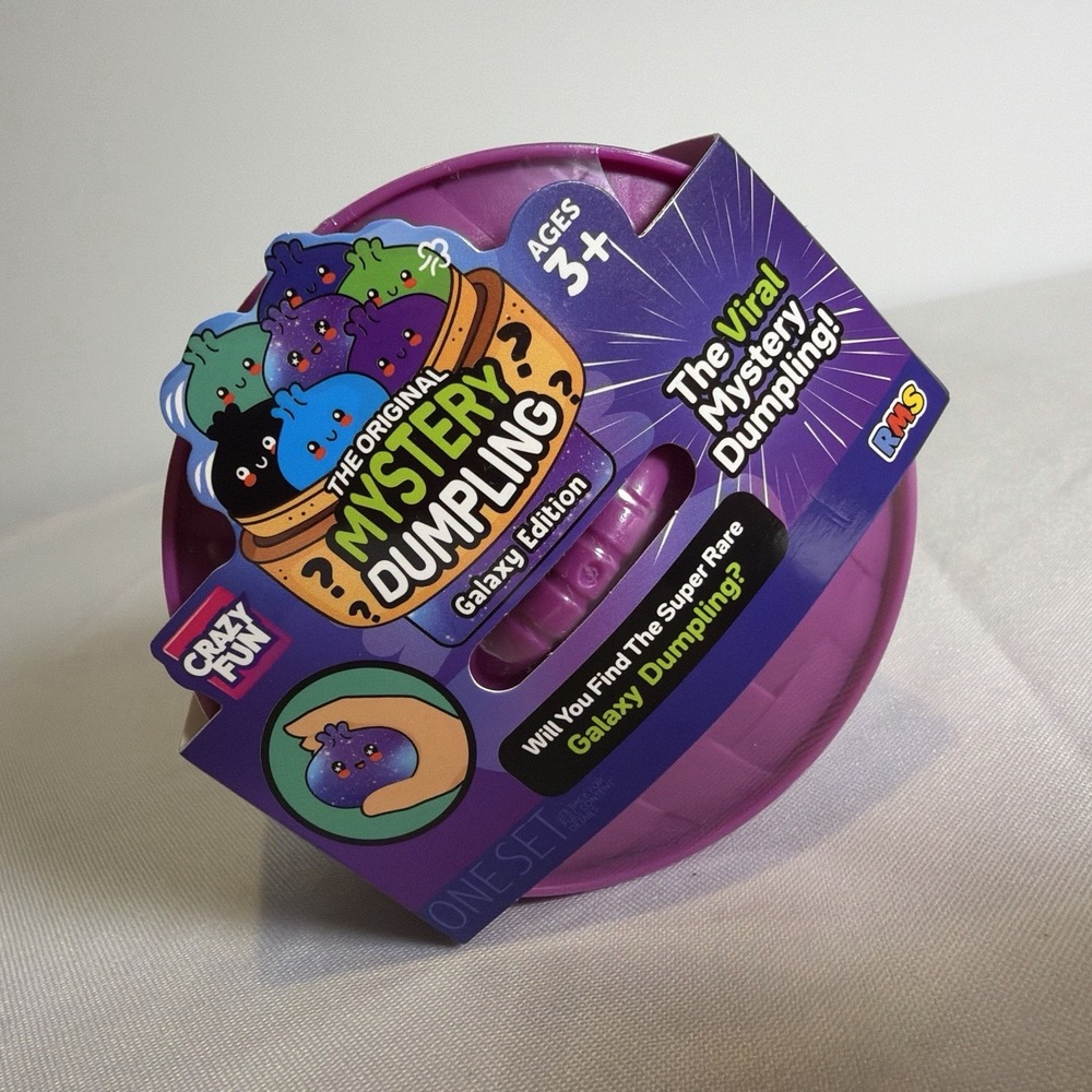 RMS Crazy Fun Squishy Bun Galaxy Edition Original Mystery Dumpling Set NEW